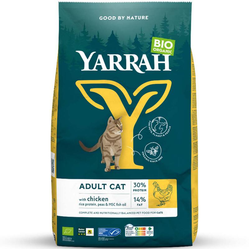 Kattenbrokken kip van Yarrah, 6 x 800 g